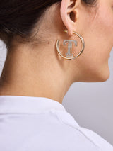 BaubleBar MLB Gold Logo Hoops - Texas Rangers -
Limited Time: Enjoy 20% Off