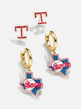 BaubleBar MLB Earring Set - Texas Rangers -
Limited Time: Enjoy 20% Off