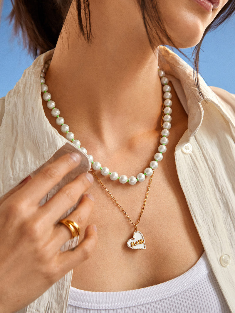 BaubleBar Juliet Necklace - Pearl - 
    Pearl statement necklace
  
