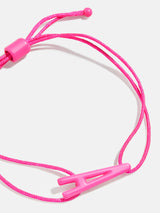 BaubleBar East West Initial Cord Bracelet - Hot Pink - 
    Initial bracelet
  
