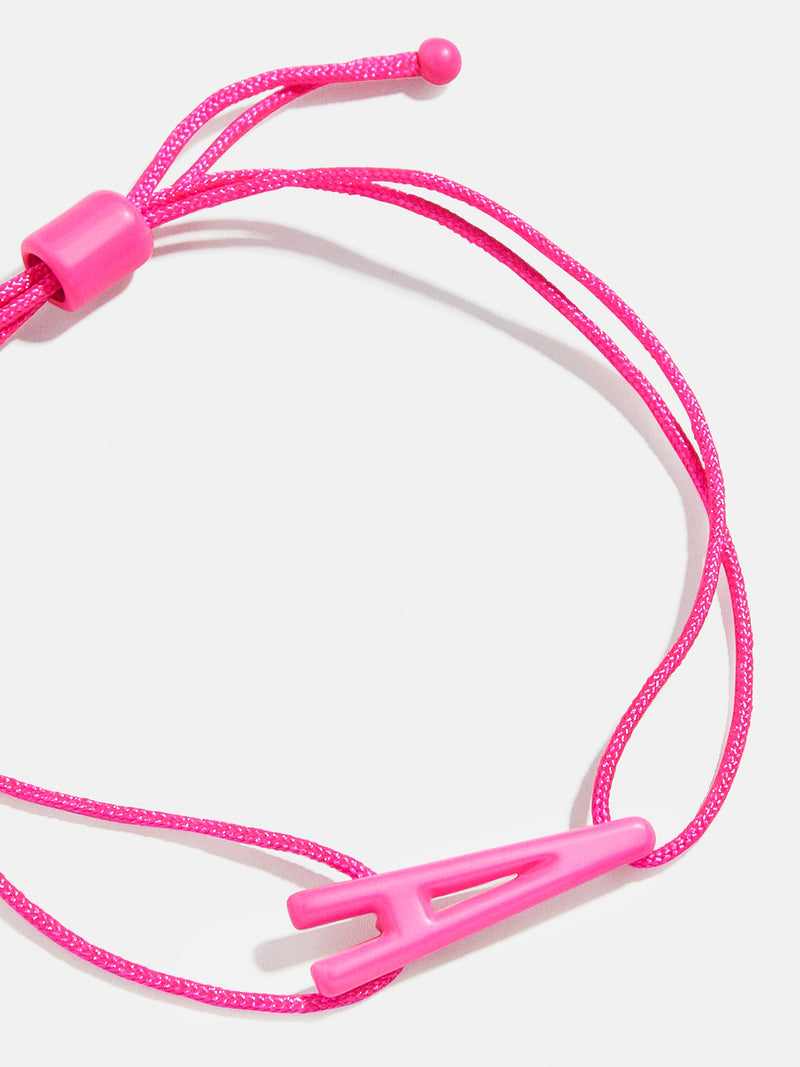 BaubleBar East West Initial Cord Bracelet - Hot Pink - 
    Enjoy an extra 20% off - Ends Tomorrow
  
