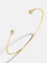 BaubleBar Dorothea 18K Gold Cuff Bracelet - Pavé Sphere - 
    Enjoy an extra 20% off - Ends Soon
  
