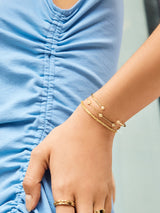 BaubleBar Dorothea 18K Gold Cuff Bracelet - Pavé Sphere - 
    Enjoy an extra 20% off - Ends Soon
  
