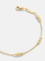BaubleBar Rylee 18K Gold Bracelet - Gold Bead - 
    18K Gold Plated Sterling Silver
  
