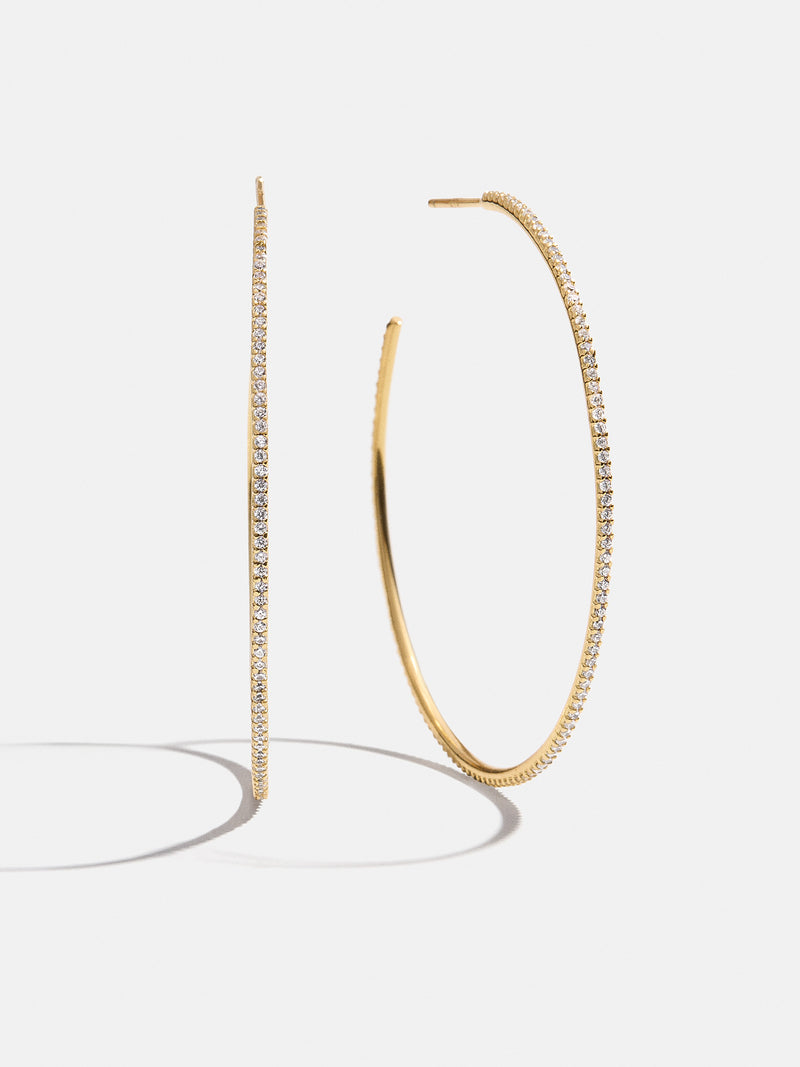 Niata 18K Gold Earrings - 48MM