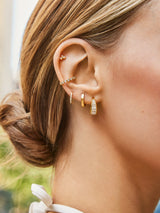BaubleBar Tina 18K Gold Earrings - Clear/Gold - 
    Enjoy 20% off - This Week Only
  
