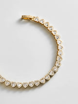 BaubleBar Kali Tennis Bracelet - Clear -
Clear heart bracelet