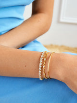 BaubleBar Kali Bracelet - Clear - 
    Clear heart bracelet
  
