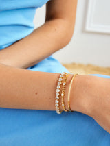 BaubleBar Kali Tennis Bracelet - Clear -
Clear heart bracelet