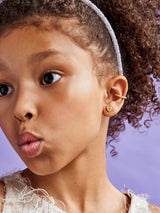 BaubleBar Whole Lotta Heart 18K Gold Kids' Earrings - Heart - 
    18K gold plated sterling silver