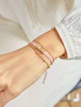BaubleBar Custom Cord Bracelet - Light Pink - 
    Cusotmizable bracelet
  
