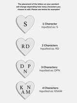 BaubleBar Sterling Silver Custom Bubble Heart Necklace - Sterling Silver - 
    Get Gifting Early: 20% Off Custom