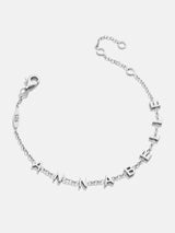 BaubleBar Mini Sterling Silver Spaced Letter Custom Bracelet - Sterling Silver -
20% Off Custom: Early Black Friday Access
