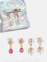 BaubleBar Lainey Kids' Clip-On Earring Set - Multi - 
    2 pairs of kid's clip on earrings
  
