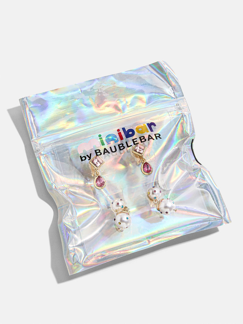 BaubleBar Lainey Kids' Clip-On Earring Set - Multi - 
    2 pairs of kid's clip on earrings
  

