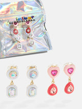 BaubleBar Sarah Kids' Clip-On Earring Set - Pink -
Two pairs of kids' clip-on earrings