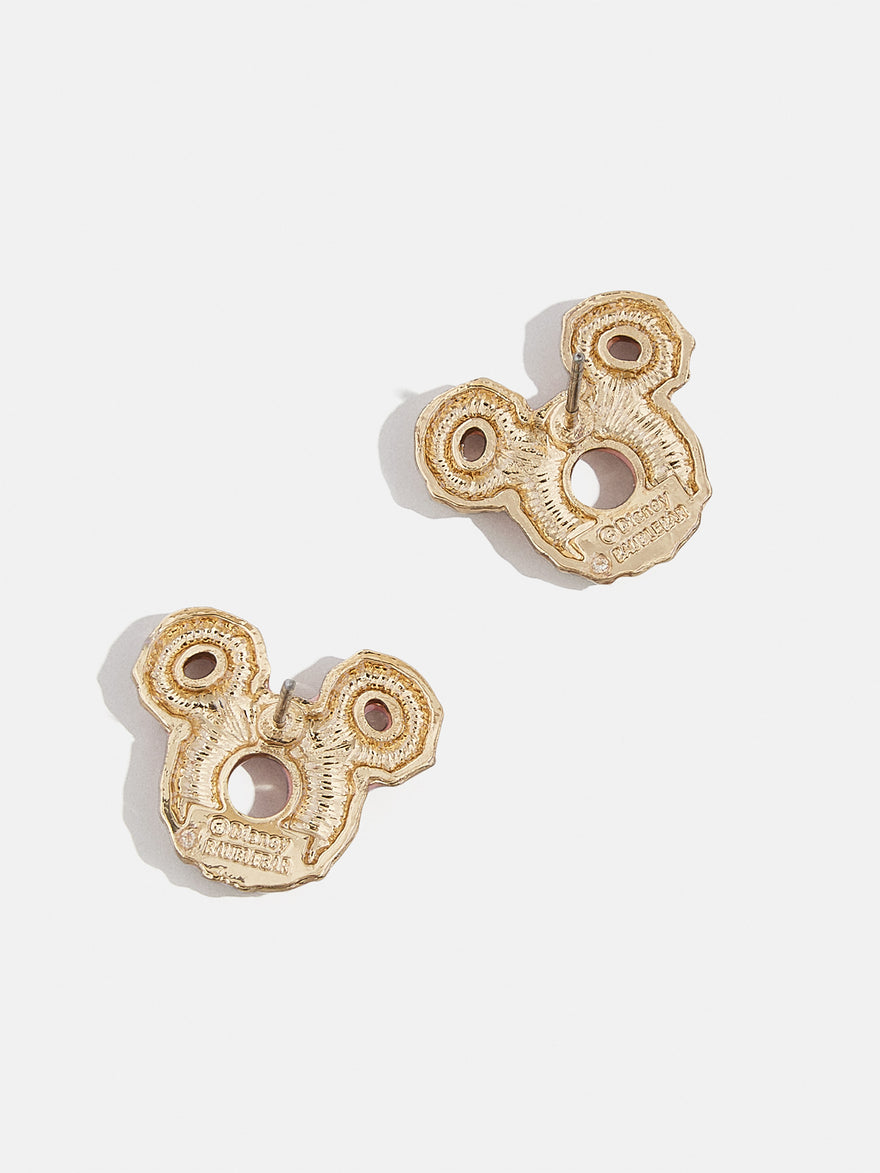 Mickey Mouse Disney Pink Donut Stud Earrings - Disney Pink Donut Earring