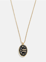 BaubleBar Aquarius - 
    Zodiac pendant necklace
  
