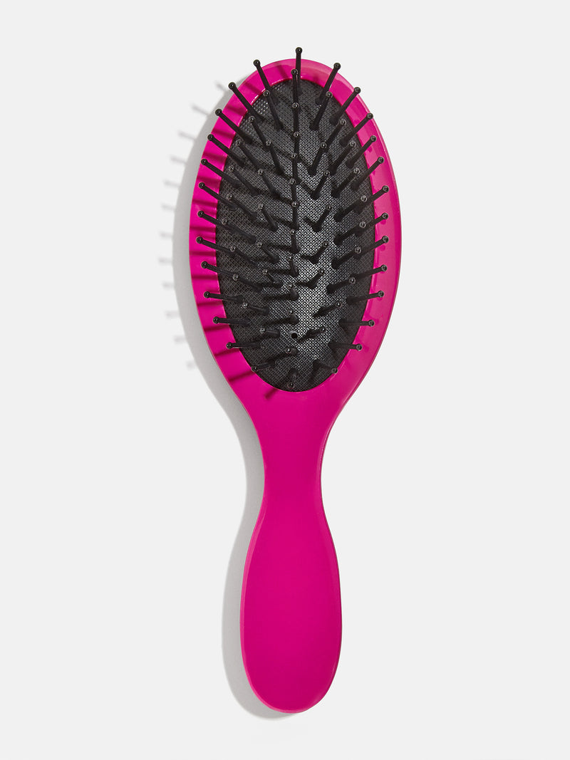 BaubleBar Fine Line Mini Custom Hair Brush - Fine Line Magenta - 
    Personalized hair brush
  
