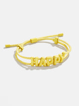 BaubleBar Happy -
Phrase bracelet