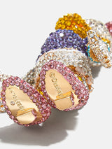 BaubleBar Disney Daisy Duck Classic Pavé Bag Charm - Daisy Duck - 
    Disney keychain