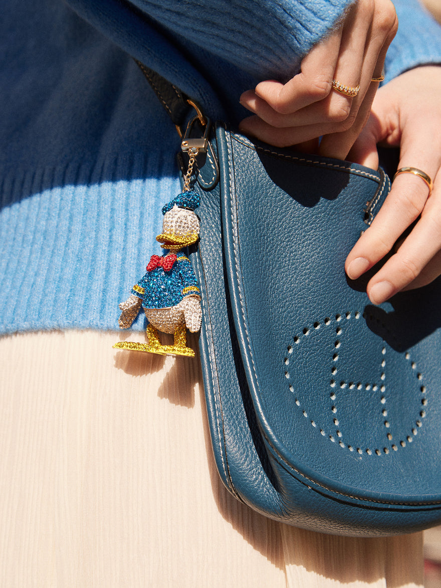 Disney Donald Duck Classic Pavé Bag Charm - Donald Duck