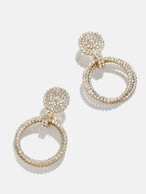 BaubleBar Sasha Earrings - Gold/Pavé -
Statement earrings