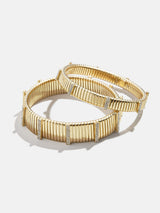 BaubleBar Casey Bracelet Set - Gold - 
    Gold stretch bracelet
  
