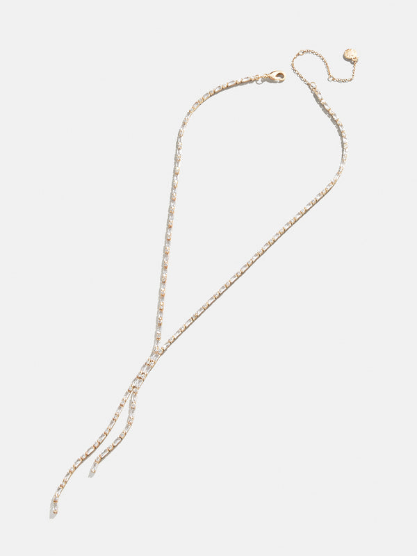 Bridgette Necklace - Clear/Gold