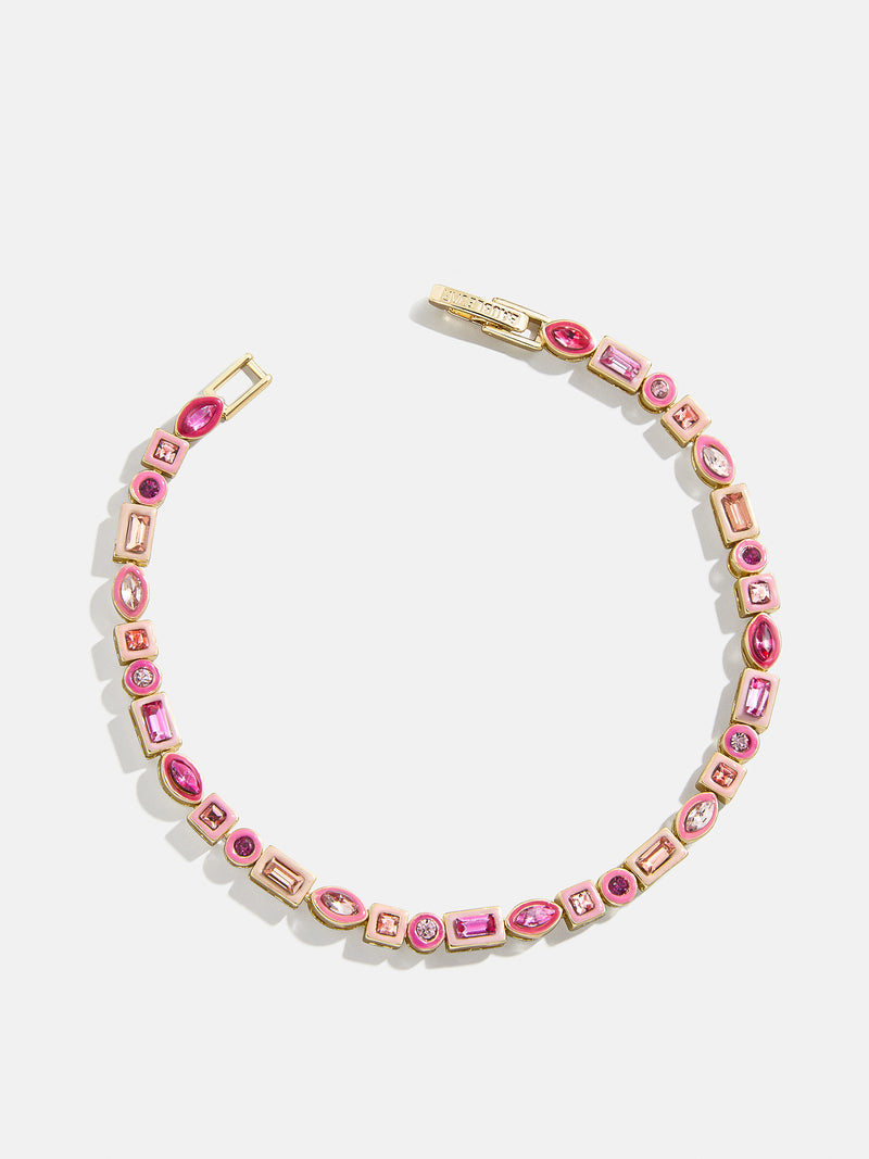 BaubleBar Kayden Bracelet - Pink Ombre - 
    Enamel and mixed stone tennis bracelet
  
