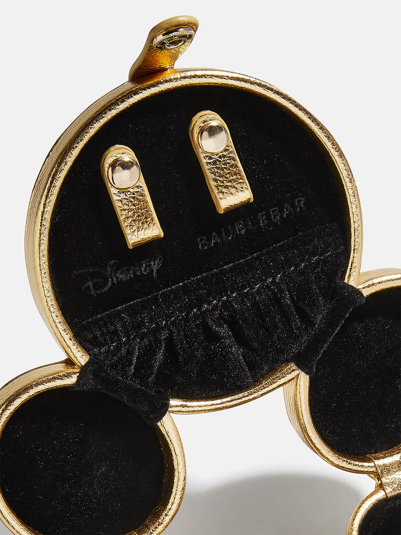 BaubleBar Mickey Mouse disney Metallic Storage Case - Metallic Gold - 
    Disney storage
  
