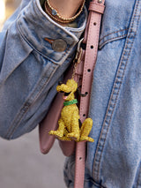 BaubleBar Disney Pluto Classic Pavé Bag Charm - Pluto -
Disney keychain