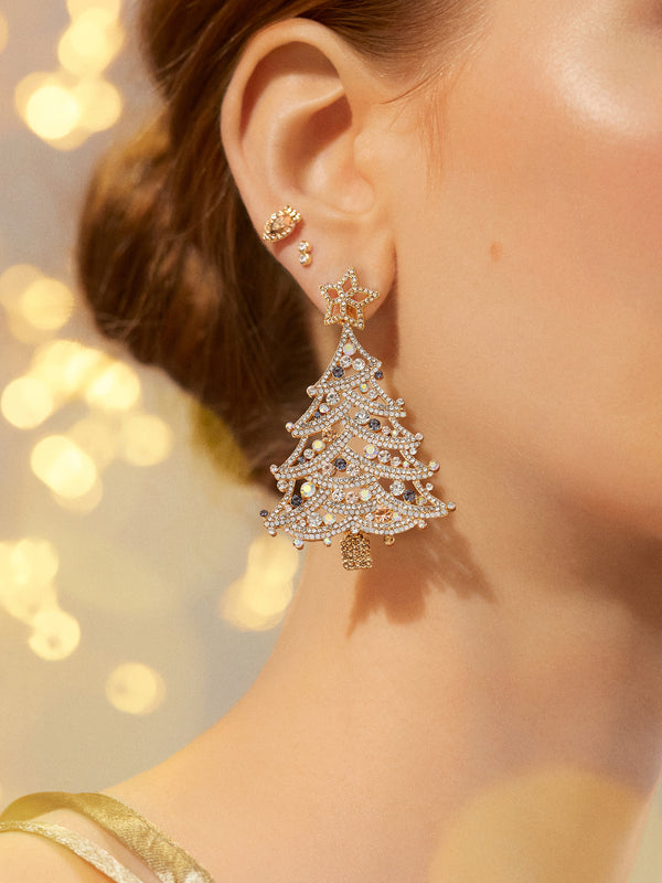 Twinkle Tree Earrings - Iridescent