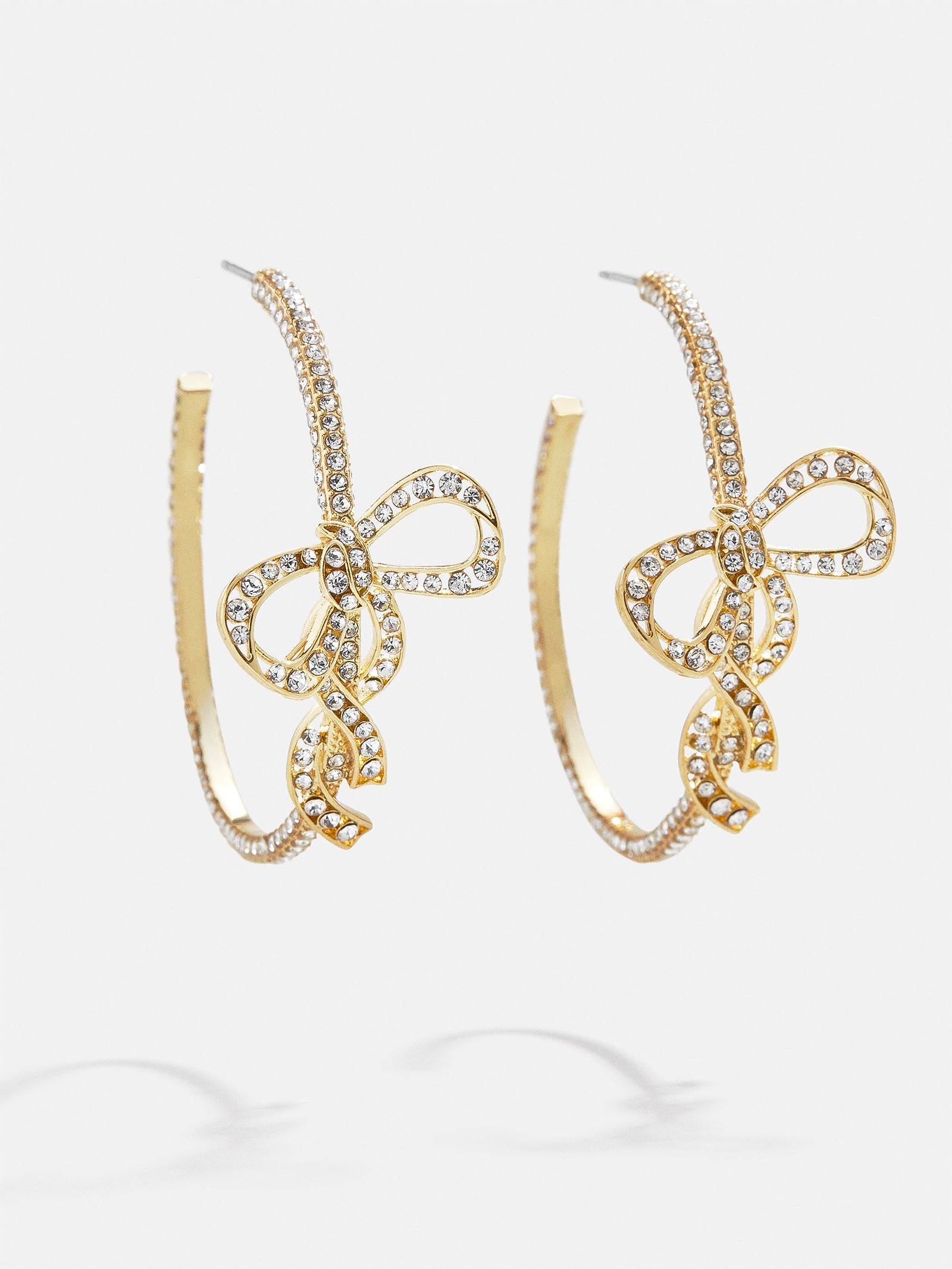 Tangled Up Earrings - Clear/Gold