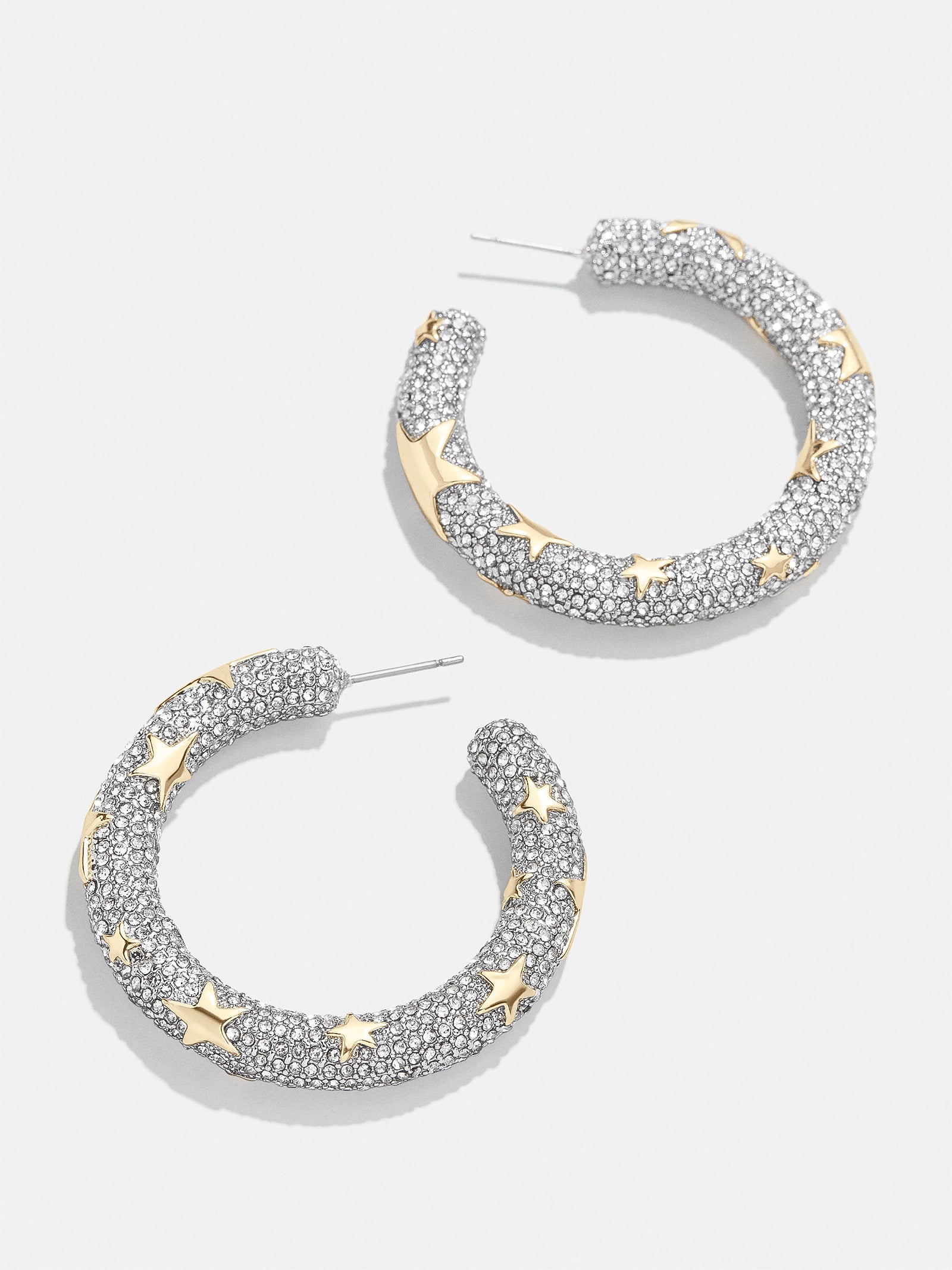 Celeste Earrings Clear Gold