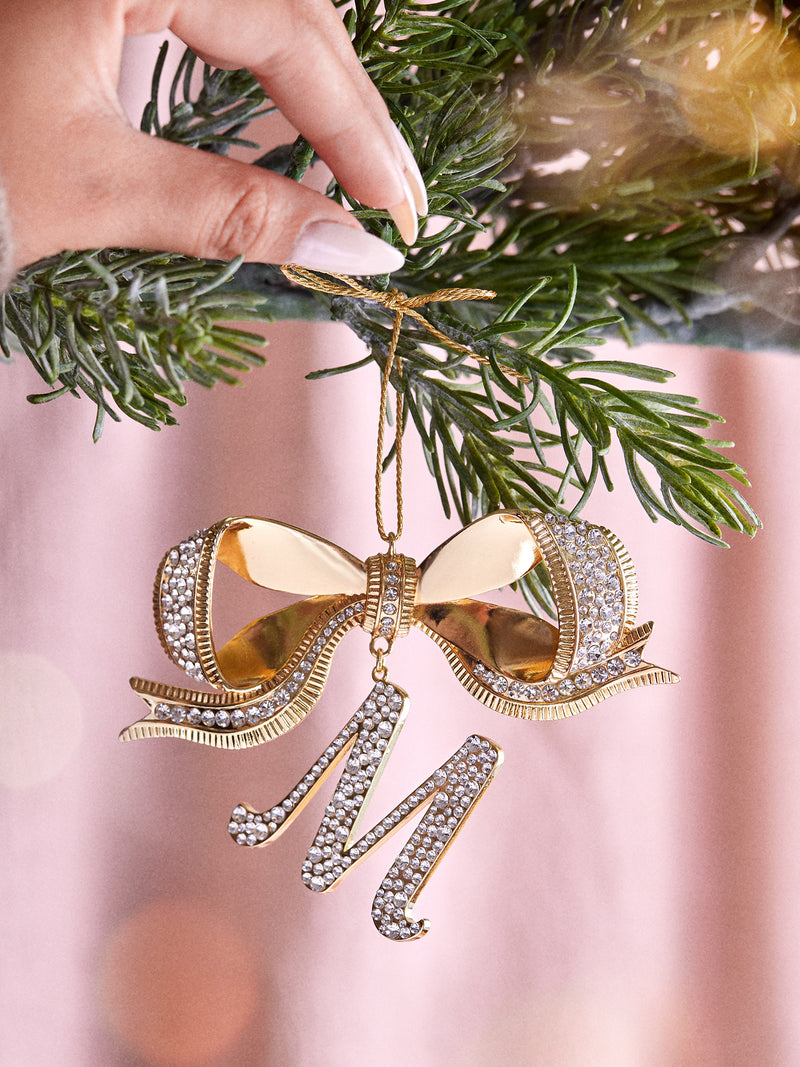 BaubleBar Tied With Tinsel Initial Ornament - Tied With Tinsel Initial - 
    Enjoy an extra 20% off - This Week Only
  
