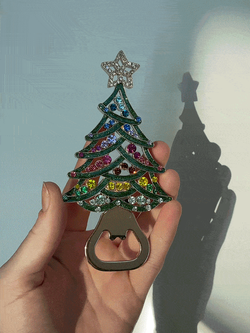 BaubleBar Evergreen Tree Bottle Opener - Christmas Tree Bottle Opener - 
    Holiday bottle opener
  
