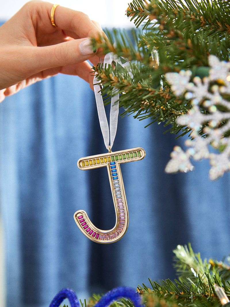 BaubleBar Merry & Bright Initial Ornament - Merry & Bright Ornament - 
    Initial Christmas ornament
  
