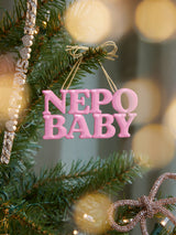 BaubleBar Say It All Ornament - Nepo Baby Ornament - 
    Phrase ornament