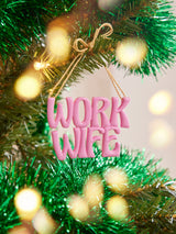 BaubleBar Say It All Ornament - Work Wife Ornament - 
    Phrase ornament