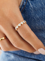 BaubleBar Kali Ring - Iridescent - 
    Stackable heart ring