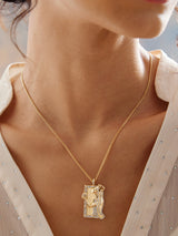 BaubleBar Tarot Medallion Necklace - Empress Medallion