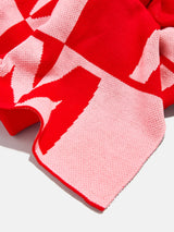 BaubleBar Opposites Attract Custom Blanket - Pink/Red - 
    Custom, machine washable blanket
  
