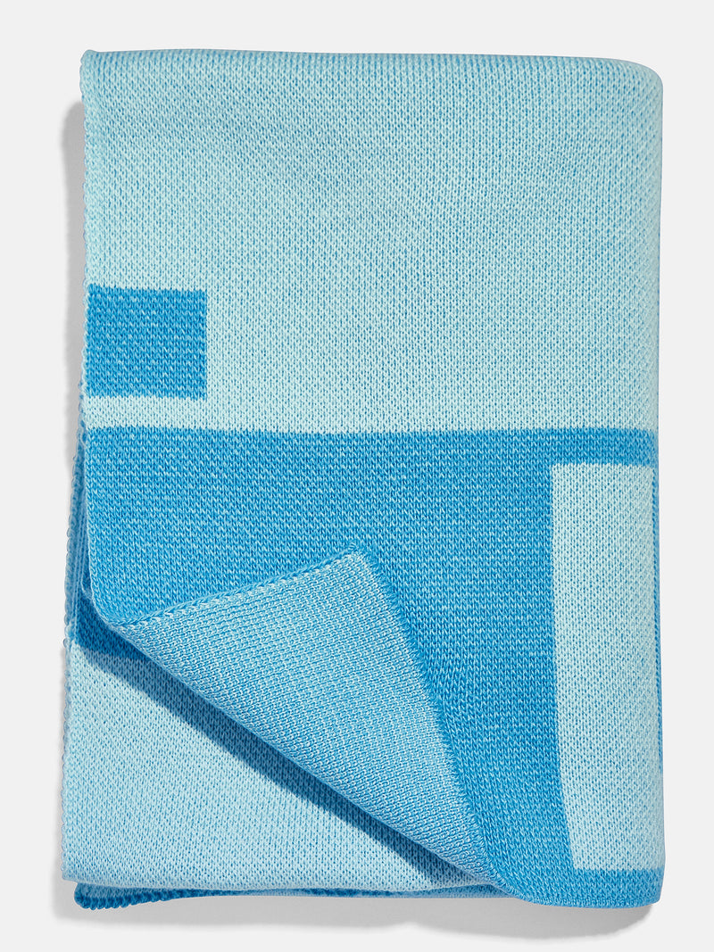 BaubleBar Opposites Attract Custom Blanket - Blue/Light Blue - 
    Custom, machine washable blanket
  
