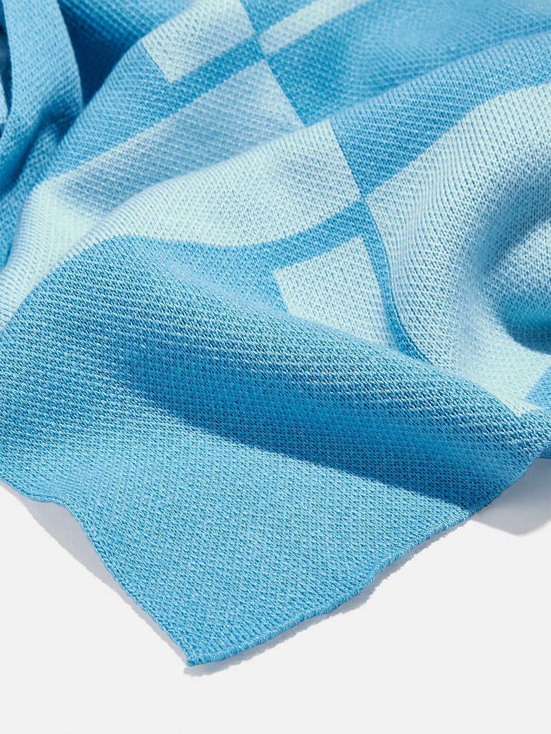 BaubleBar Opposites Attract Custom Blanket - Blue/Light Blue - 
    Custom, machine washable blanket
  
