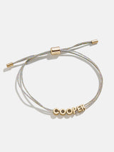 BaubleBar Custom Cord Bracelet - Silver -
20% Off Custom: Early Black Friday Access