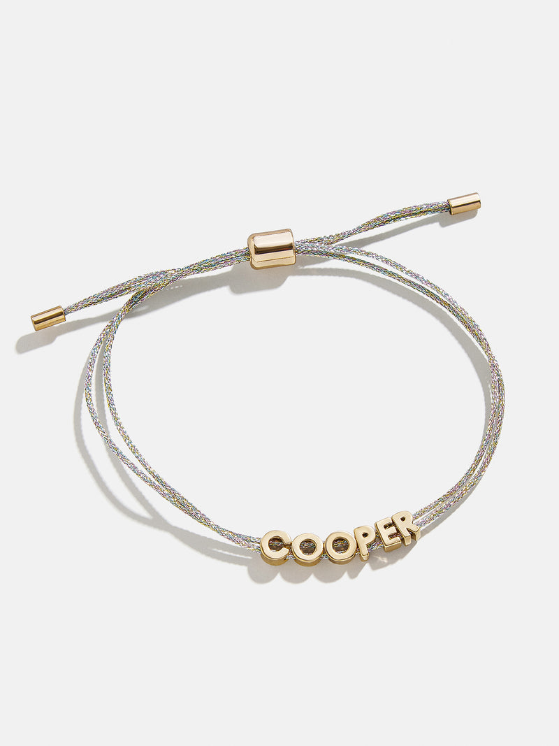BaubleBar Custom Cord Bracelet - Silver -
Customizable bracelet