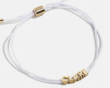 BaubleBar Custom Cord Bracelet - White -
Custom nameplate bracelet