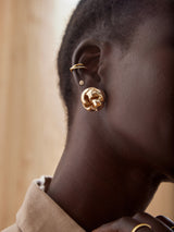 BaubleBar Taylor Earrings - Gold - 
    Gold statement stud earrings
  

