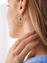 BaubleBar Good Eye Earrings - Clear/Gold - 
    Enjoy an extra 20% off - Ends Tomorrow
  

